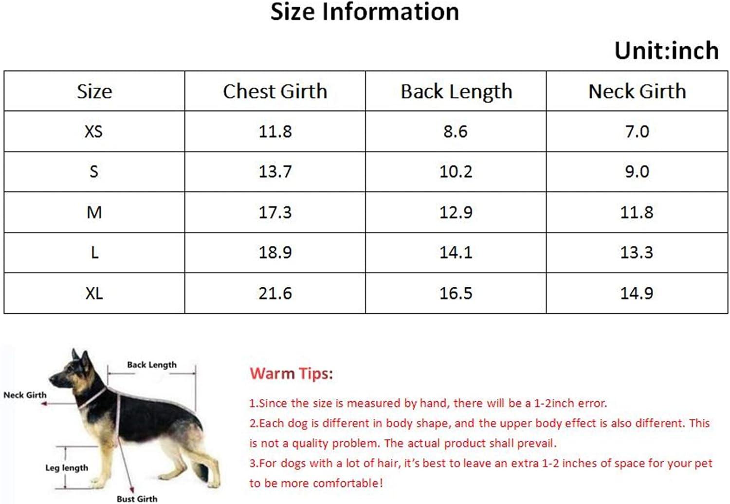Dreamls Dog Coat, Winter Dog Vest Jacket Windproof Warm Cotton Coat with Zipper Leash Ring Puppy Clothing for Small Dogs (M-Black) - Image 3