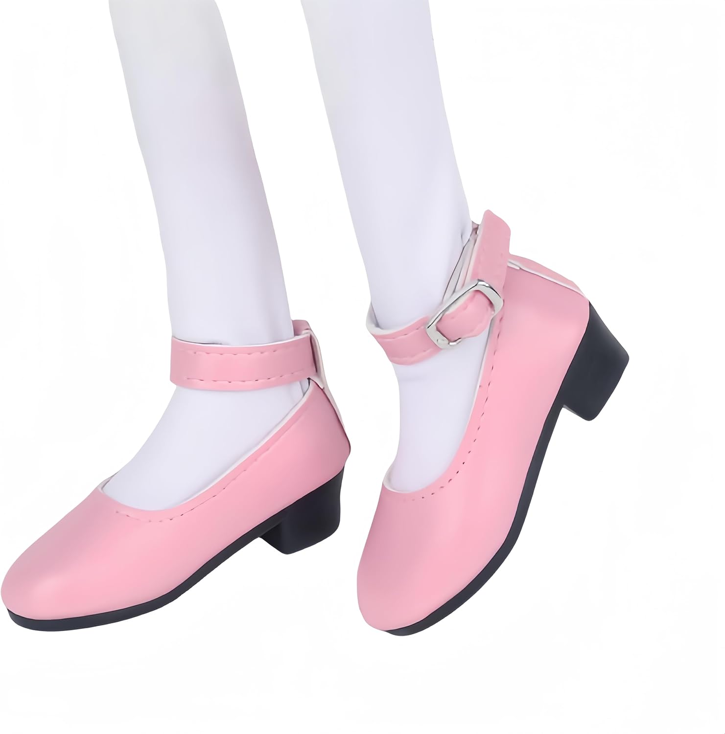 BJD Doll Shoes Carefully Crafted Stylish Low Heels for 1/3 24 inch 60cm BJD SD Doll Gifts for Doll Lovers (H)