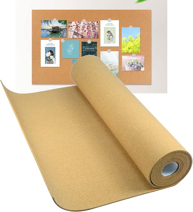 tonchean Cork Roll 6mm Thick 5mx1m Cork Boards for Walls High Density