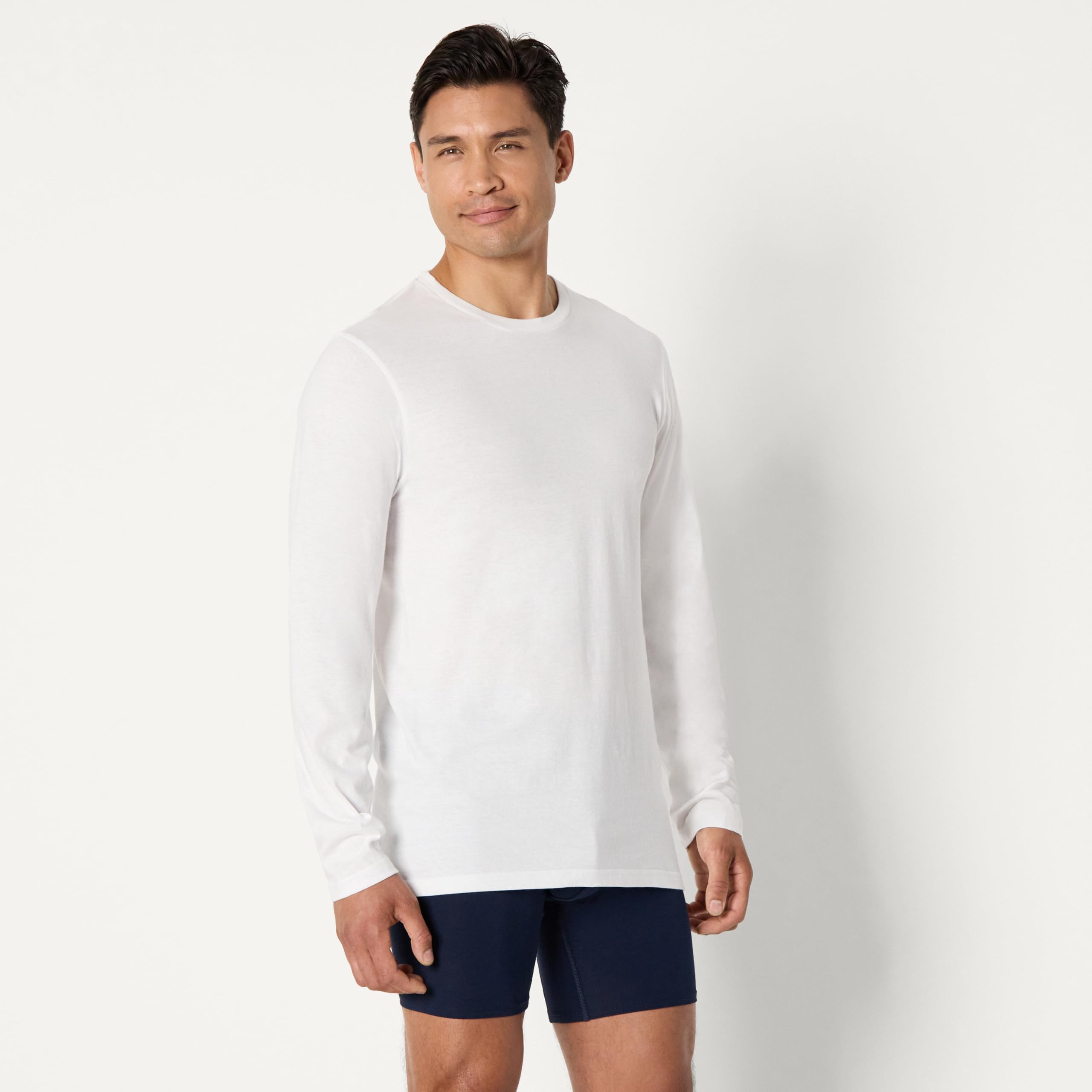 Amazon Essentials Boxer in Jersey di Cotone, Biancheria Intima Uomo, Pacco da 5