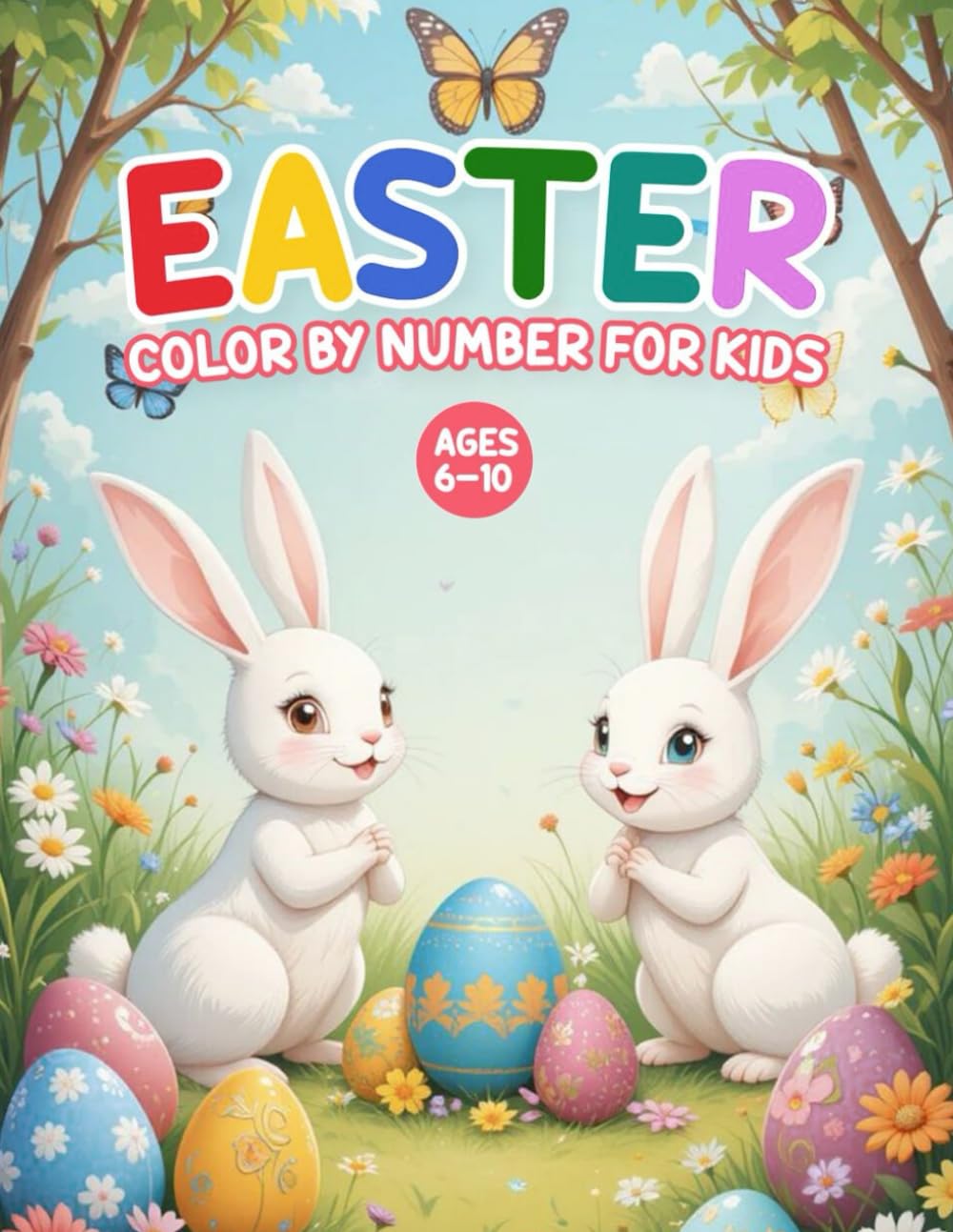 Easter Color By Number For Kids Ages 6-10: Easter Color By Number for Kids Ages 6–10 | Fun and Easy Spring-Themed Coloring Pages with Bunnies, Eggs, Chicks, and Holiday Fun