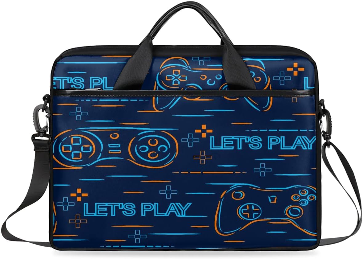 Laptop Bag for Women Men, 15.6 inch Messenger Shoulder Bags, Water Resistant Computer Bag Sleeve