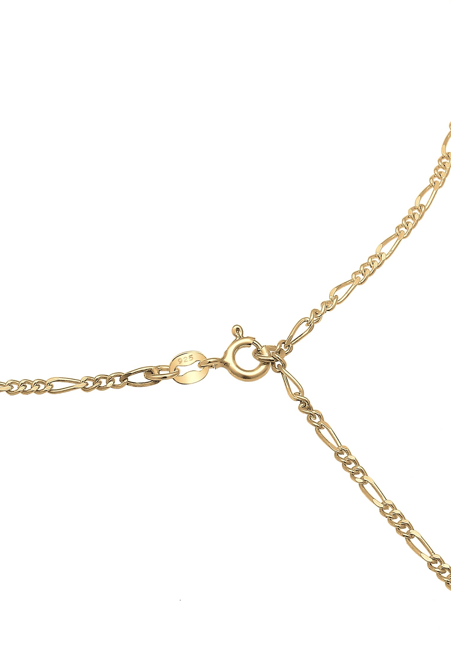 Elli Halskette Damen Figaro Y-Kette Trend Verstellbar 925 Silber