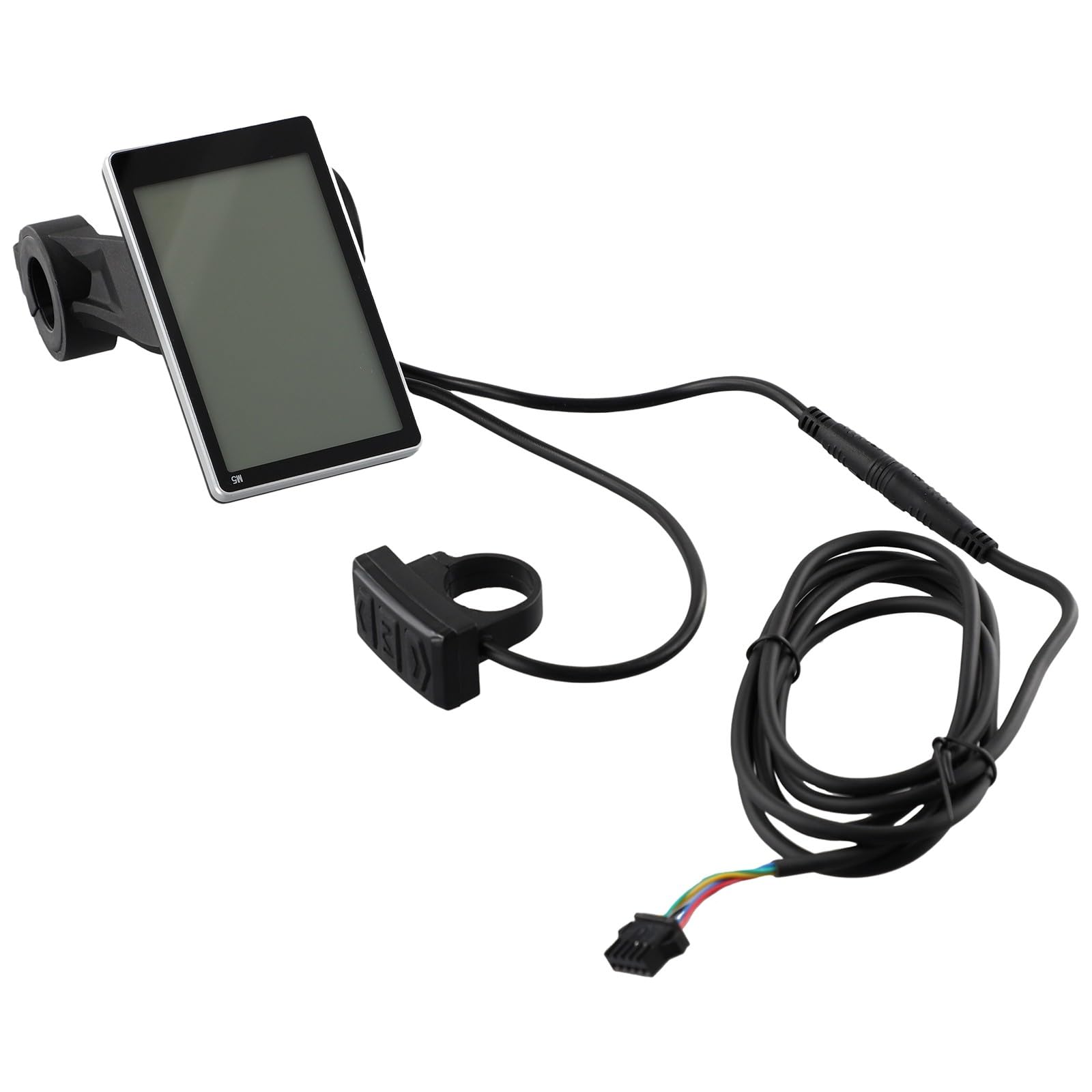 Lecreatekit E-Bike M5 Display LCD 5Pin Scooter Elettrico Tachimetro con Guscio in Acciaio ABS Compatibile con Protocollo di Comunicazione N° 2