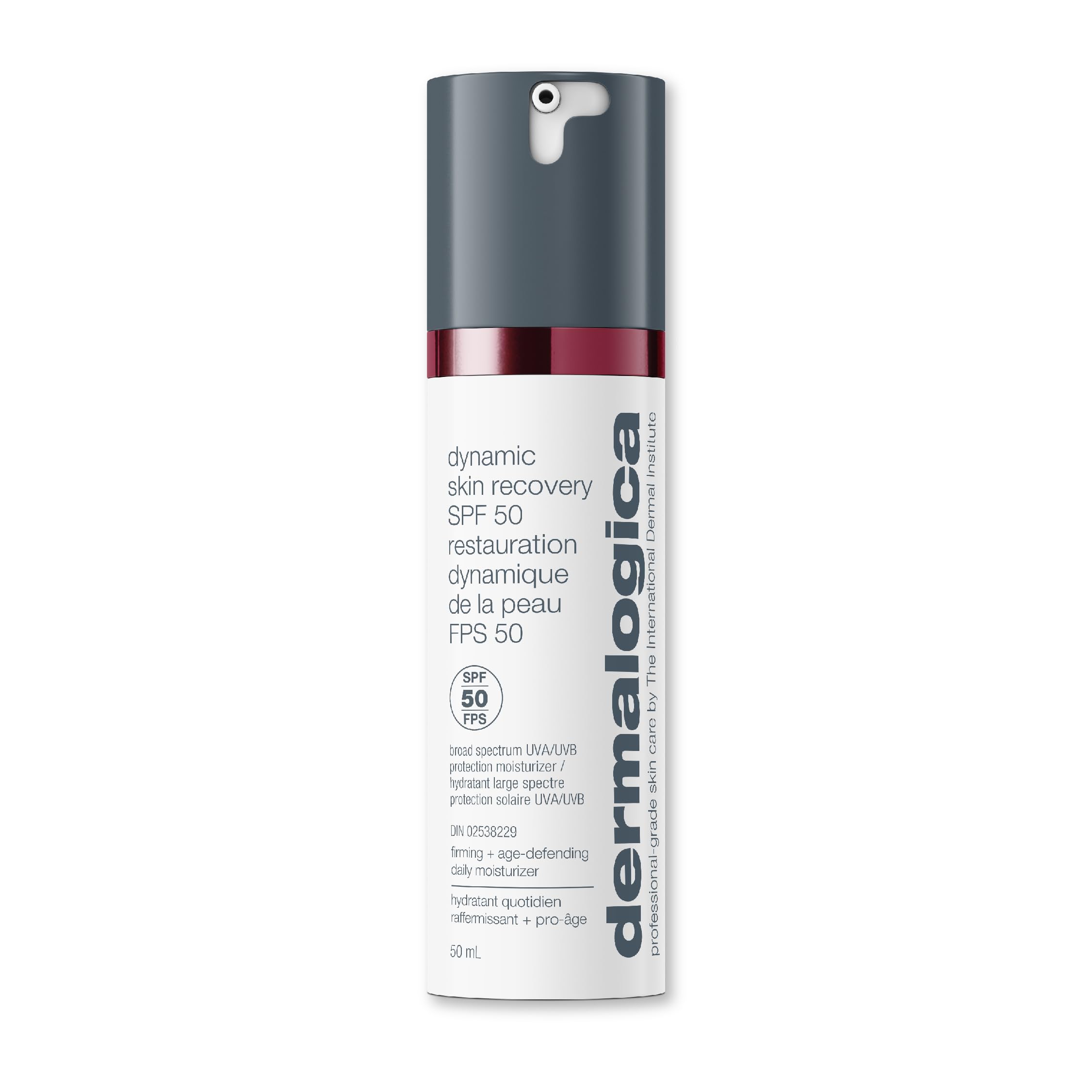 Dermalogica Dynamic Skin Recovery Age Fighting Moisturising Sunscreen SPF 50| Broad Spectrum UVA And UVB Protection | Hyaluronic Acid, Rose Flower Oil, White Tea| For Normal To Combination Skin| 50 ml-image-18