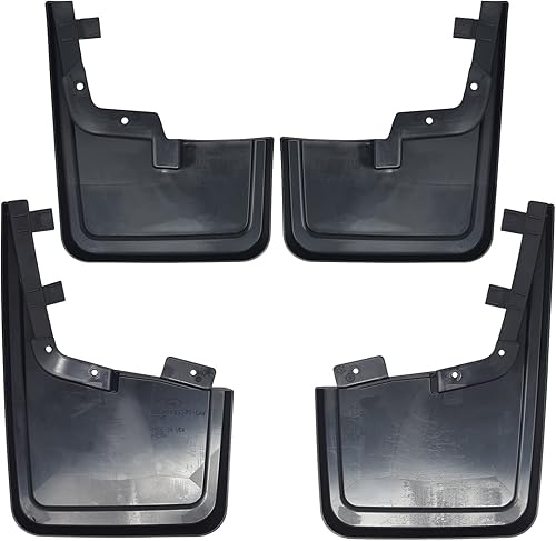 Miniatura 2 de Ford F-150 2015 a 2020 OEM Molded Splash Guards Mud Flaps para F-150 sin molduras de labio de rueda
