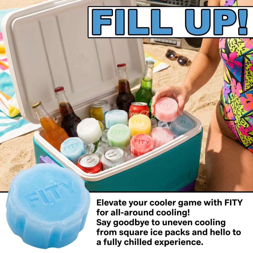 FITY Freeze (2 Pack) - A Multi-Use Freezable Ice Pack 12oz Can