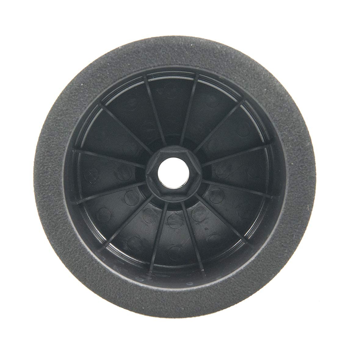 BSR Racing BSRC8027-B 1/8 Buggy Red Foam Tire Compound Black Dish Rim (2)