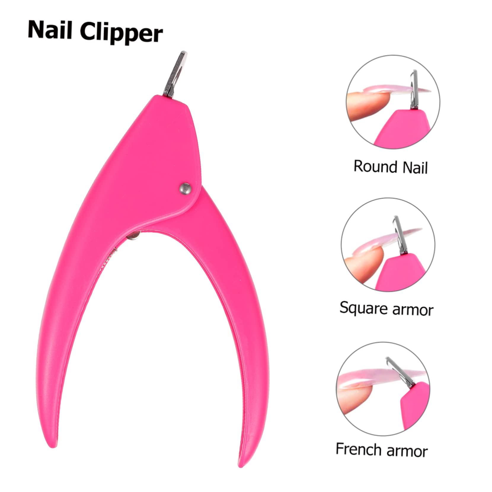 CALLARON Ergonomic Nail Clip Set 13-piece Manicure Tools Nail Clips Cutters for Home Use