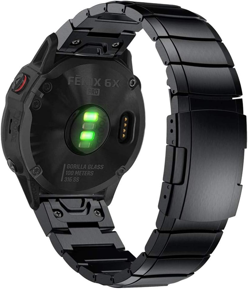 YOOSIDE Silikon Armband Für Garmin Uhren - QuickFit 22mm Kompatibel Mit Instinct, Fenix, Forerunner