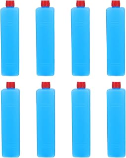 8pcs Ice Pack for Coolers: Breastmilk Bottle Storage Ice Blocks, Lunch Box Insulated Freezer Pack for Cooling Beer Soda Picnic Breakfast Refillable Reusable