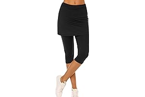 Skirted Leggings with Capris: The Perfect Activewear Blend
