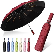 Automatic Umbrella, Compact Windproof Umbrella, Automatic Open/Close Umbrella, Ultra-Light and Portable, Waterproof and Windproof for Travel, Men and Women