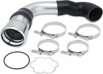 Cold Side Intercooler Pipe Upgrade Kit for Ford 6.7L Powerstroke Diesel 2011-2016 F250 F350 F450,3.5 inch intercooler piping kit.