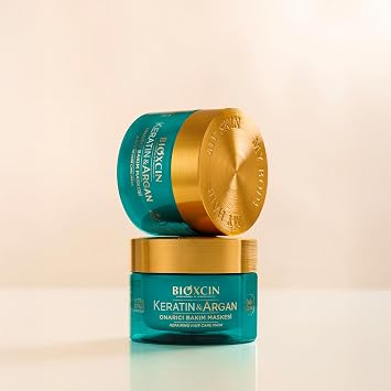 Bioxcin Keratin & Argan Onarıcı Saç Bakım Maskesi 225 ml – Yıpranmış Saçlar İçin Nemlendirici ve Onarıcı Bakım (3 paketi)