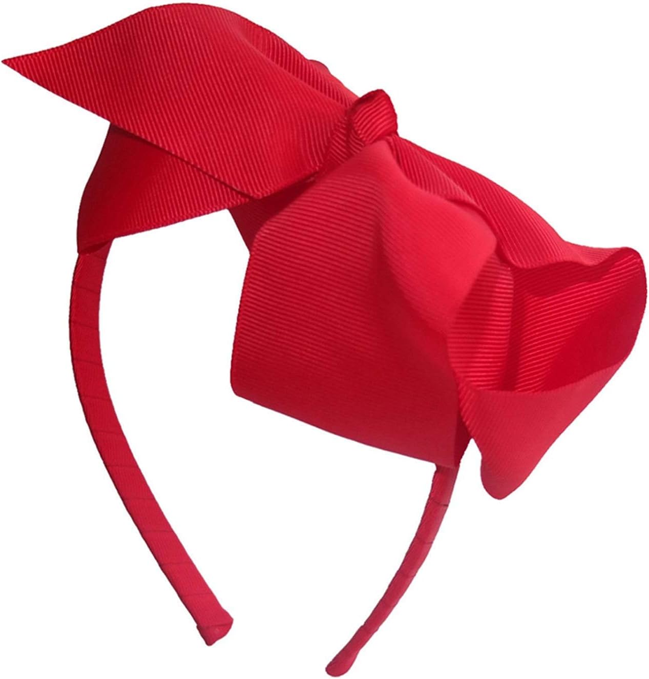 LUSM Ribbon Bow Alice Hair Band Headband RED