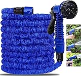 Manguera de jardín flexible de 25 ft/7.5 m, pantalones de jardín (25)