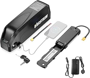 Varstrom 48V Ebike Battery with USB & Charger 13Ah 624Wh Lithium ...