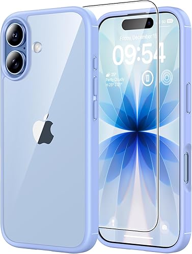 Miniatura 139 de TAURI - Funda a prueba de golpes para iPhone 15 Plus de 6.7 pulgadas, 3 en 1, no se pone amarilla, con 2 protectores de pantalla, protección