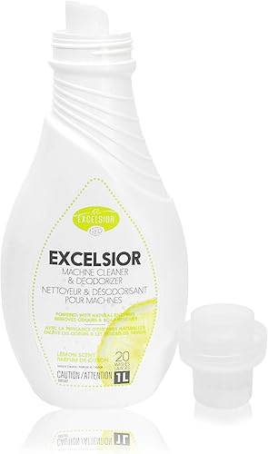 Miniatura 7 de Excelsior HE - Limpiador y desodorante para lavadora, elimina olores y residuos para 20 limpiezas de lavadoras de alta eficiencia, aroma a limón,