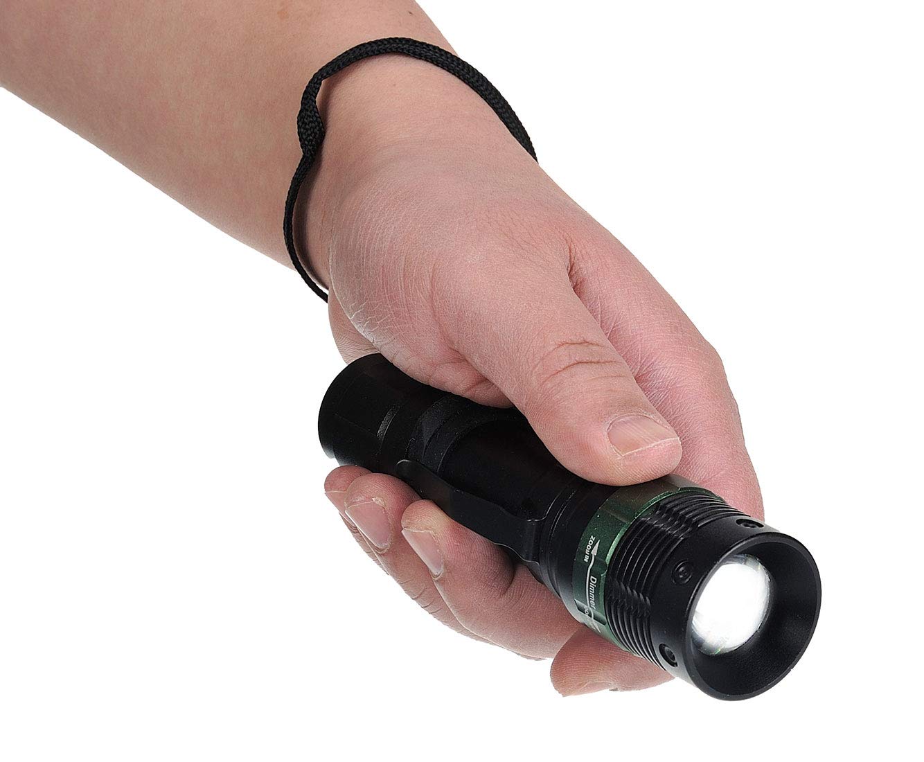Tactical Torch Portwest PA54 CREE LED High Lumens Telescopic Zoom Flashlight