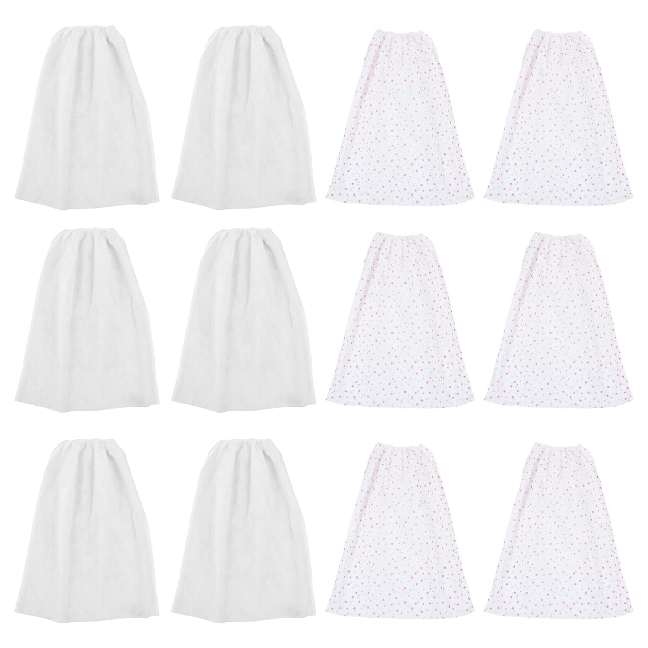 FOMIYES 20pcs Bath Skirt Quick Dry Towel Quick Dry Bath Towels Spa Body Wrap Disposable Salon Capes spa Robes Beauty Salon Bathing Skirts Miss Non-Woven Fabric Tube top Dress Wrapped