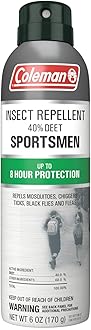 Coleman 40% DEET Bug Repellent Spray - 6 oz Can TWIN PACK