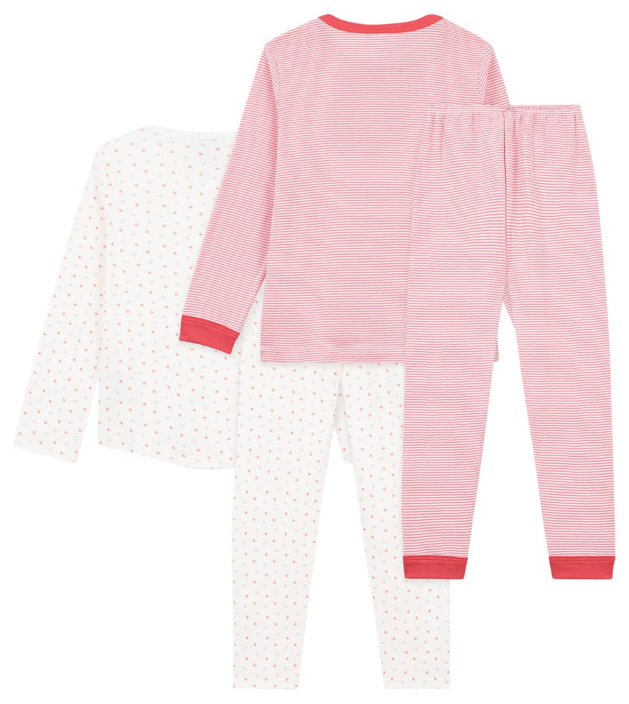 Petit Bateau Set di Pigiami per Bambini in Cotone Stampato, 2 A, Variante 1