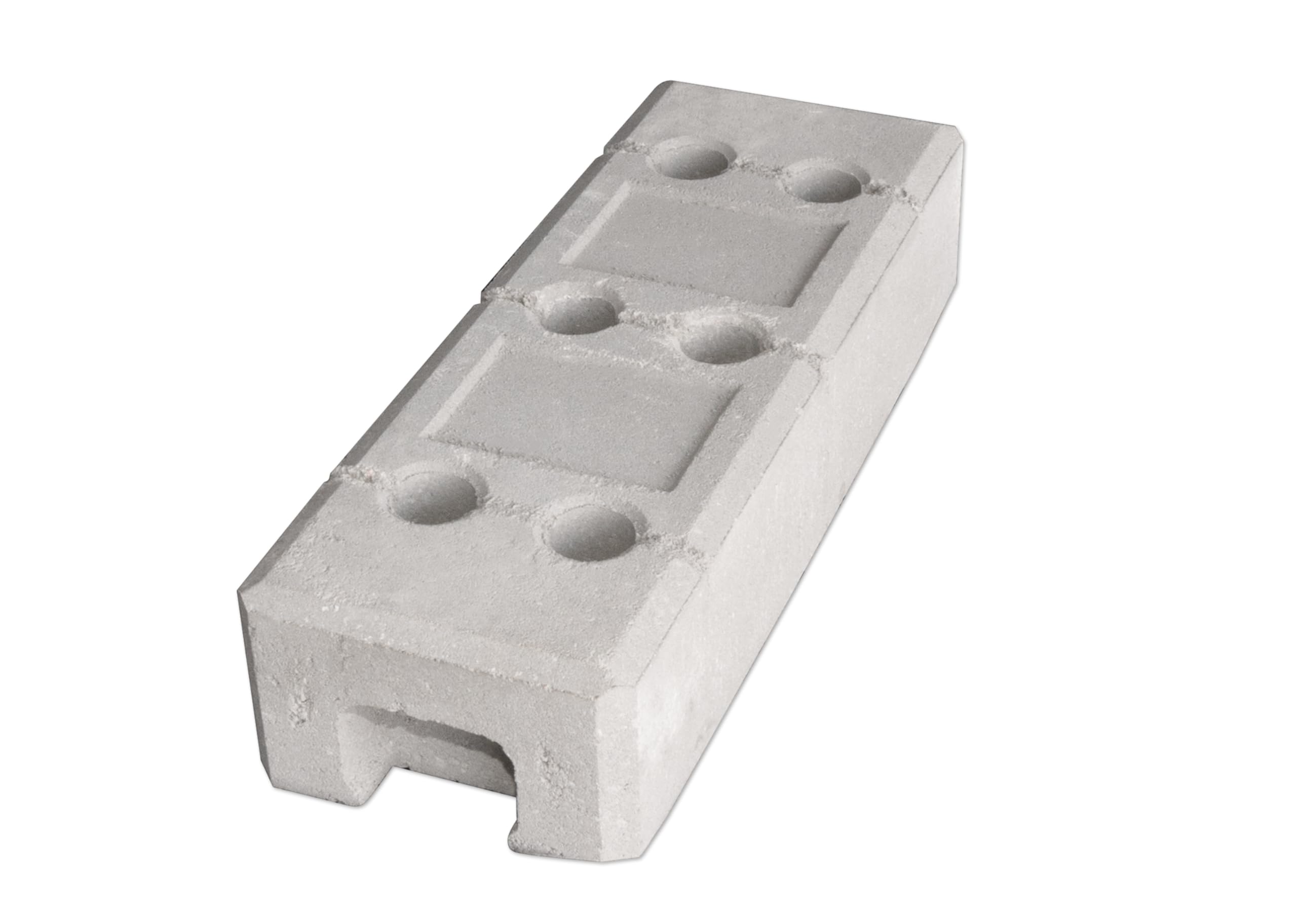 Bauzaunfuß aus Beton mit Armierung 34 kg - 35 Stück