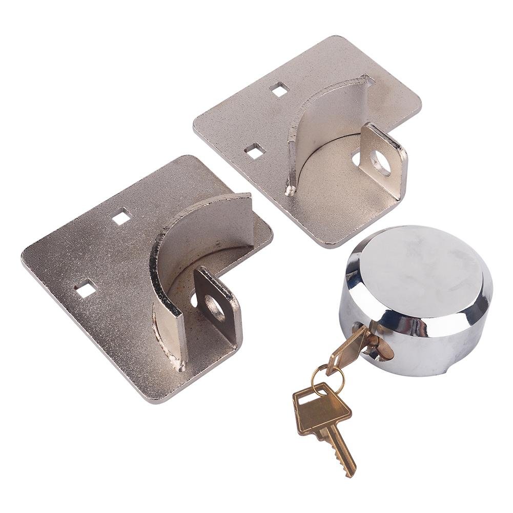 GOTOTOP Sicurezza Hasp Grillo, serratura per furgone resistente 73 mm in acciaio con bullone Hasp lucchetto, serratura per rimorchi, camper, furgoni, distributori automatici e edifici di stoccaggio