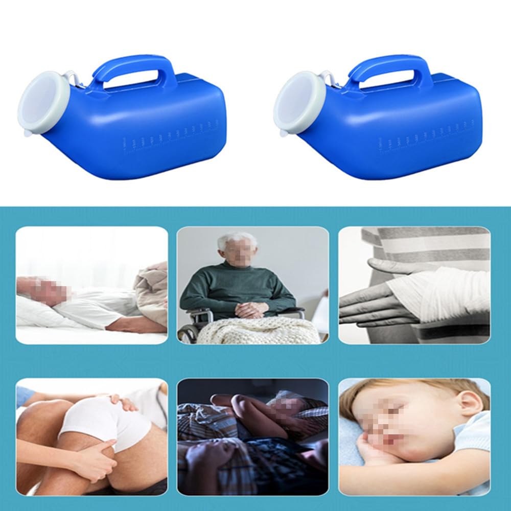 1-5 pz orinatoio per uomo con coperchio portatile per viaggio in campeggio bottiglia urinaria orinatoio per uomo Mobile wc 1200ml  13