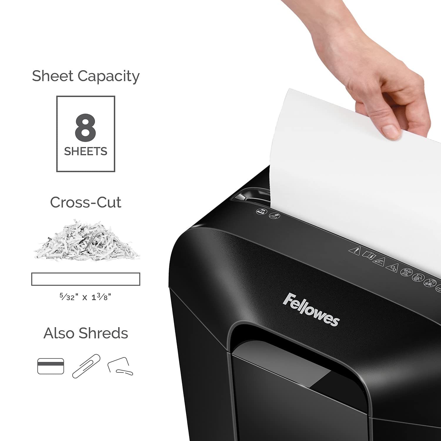 Amazon.com : Fellowes Powershred LX45 Quiet Operation 8-Sheet