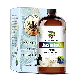 Jasmine Essential Oil (16 oz / 480 ml) - Jasmine Oils for diffusers, humidifiers, Home Baths, Cleaning Products, Yoga, DIY Soaps and DIY Scented Candles