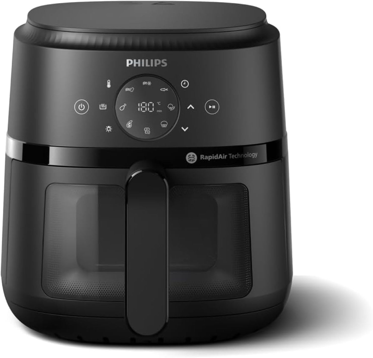 Philips 2000 Series Airfryer, RapidAir Technology, 13-in-1 Ways to Cook, 4.2L Capacity, Healthier Meals Up to 90% Less Fat, Easy to Clean, Dishwasher Safe, Touchscreen Control, HomeID App (NA220/00)
