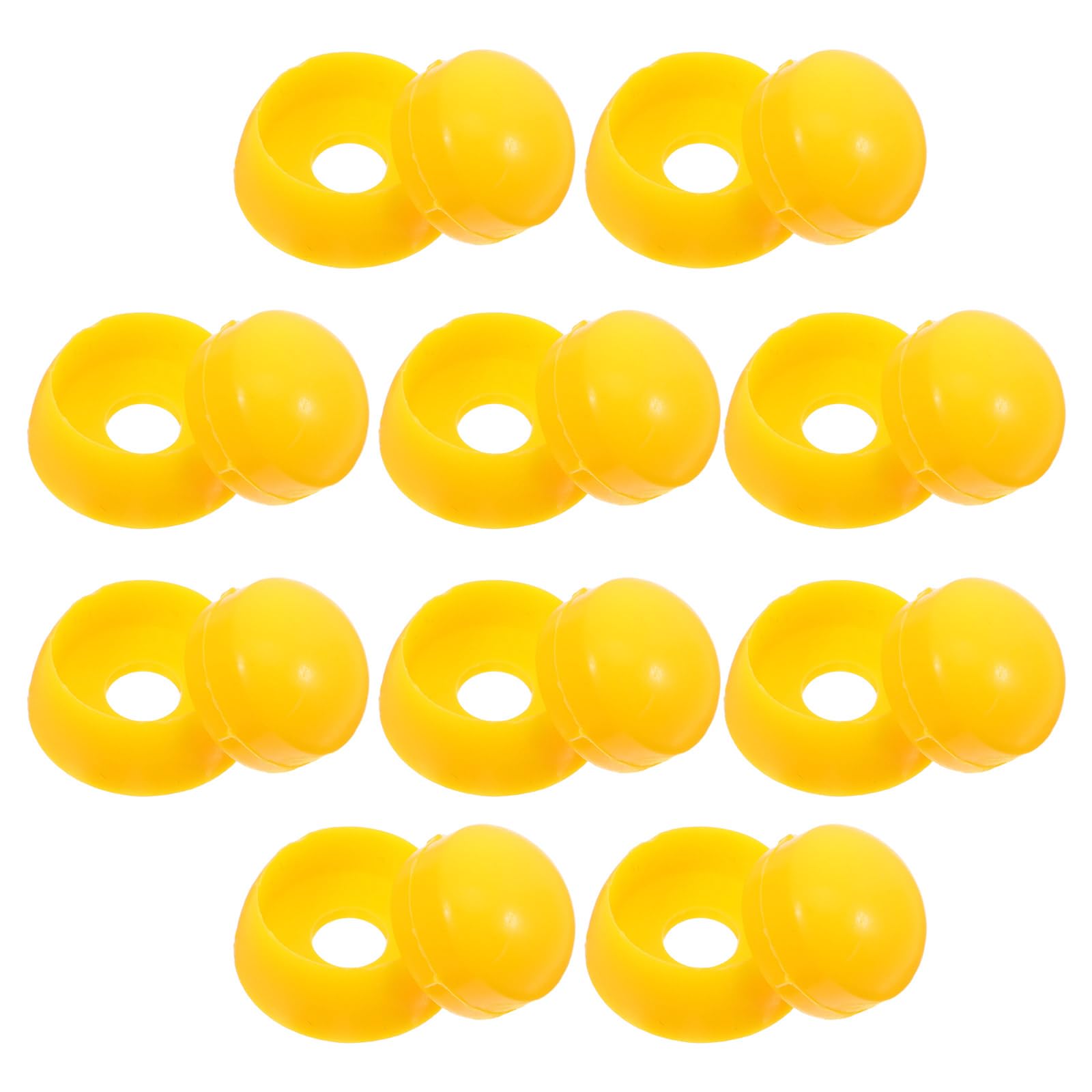 QianShi 30 tappi per dadi per parco giochi, attrezzature per parchi giochi, dadi in plastica, tappi per bulloni per esterni, accessori di ricambio, accessori per scivoli, parti di ricambio (giallo)