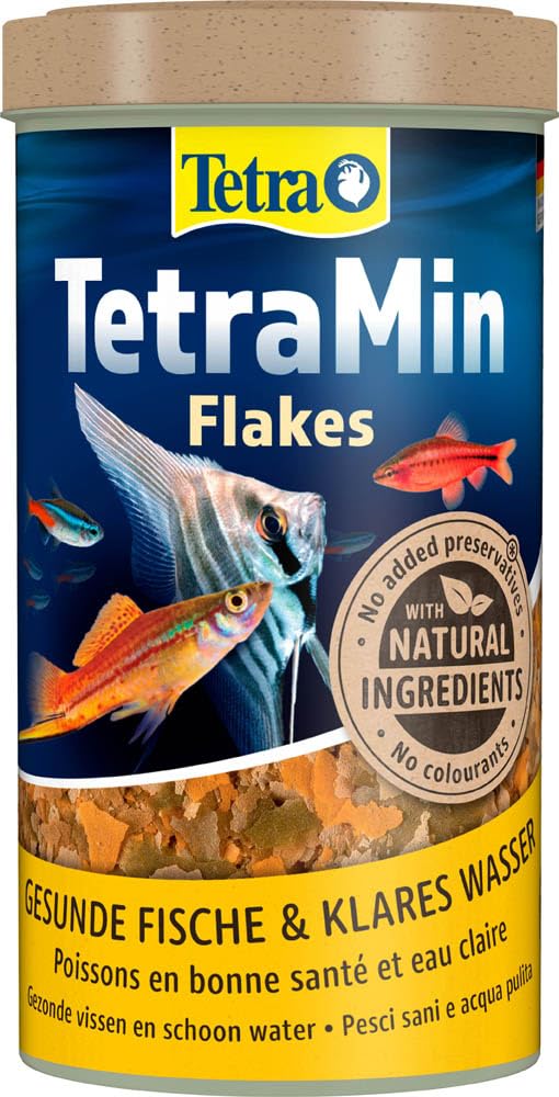 TetraMin Flakes - Mangime in Fiocchi per Tutti i Pesci Ornamentali, 500 ml