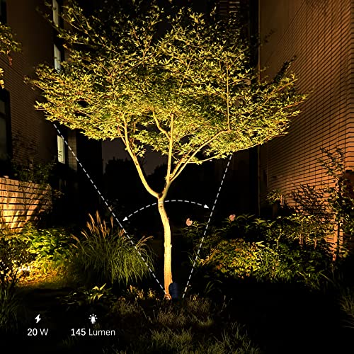 Malibu Low Voltage Landscape Spotlights 20W Halogen Spot Lights 12V Ac 12Pk Outdoor Black Landscape Lighting Kit With Spike Stakes And Connectors 145 Lumen 2800K Warm White For Garden, Lawn, Walkway #TOP2