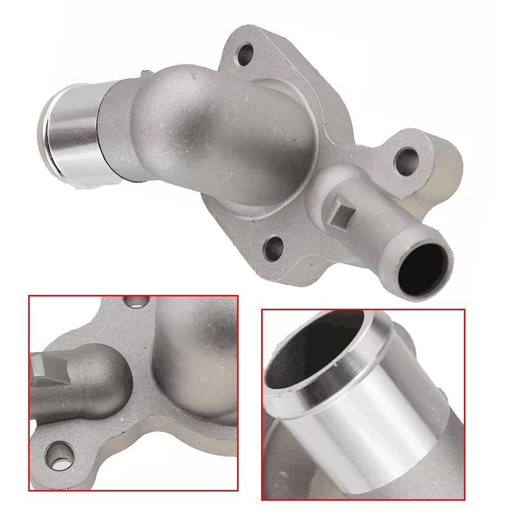 Termostat, metalowa obudowa termostatu, obudowa termostatu chłodnicy dla silników samochodowych, kompatybilny z BMW Mini R50 R53 R52 Cooper, 2001–2008