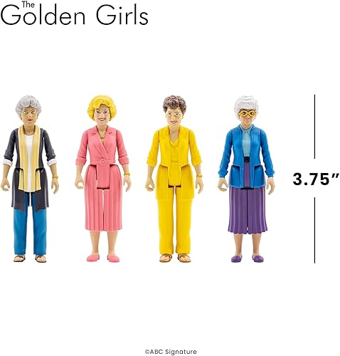 Miniatura 5 de Toynk The Golden Girls - Figuras de acción retro de 3.75 pulgadas | Juego de 4