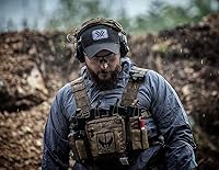 Vista 7 de funda de audífonos de diadema. Apta para cualquier accesorio táctico de audífonos