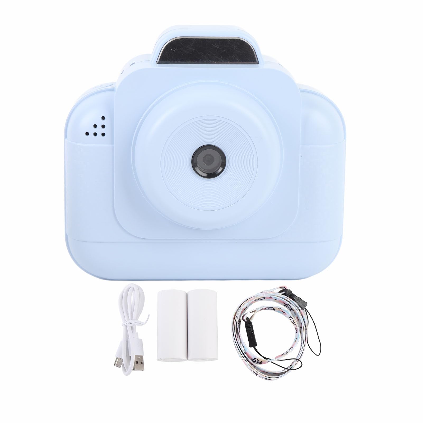 Kids Instant Print Camera, HD Photography, Instant Printing Camera, Fun Features, 48MP 1080P Compact Digital Camera with 6X Digital Zoom, Long Battery Life, 2.4 Inch Screen (Blue)-image-45
