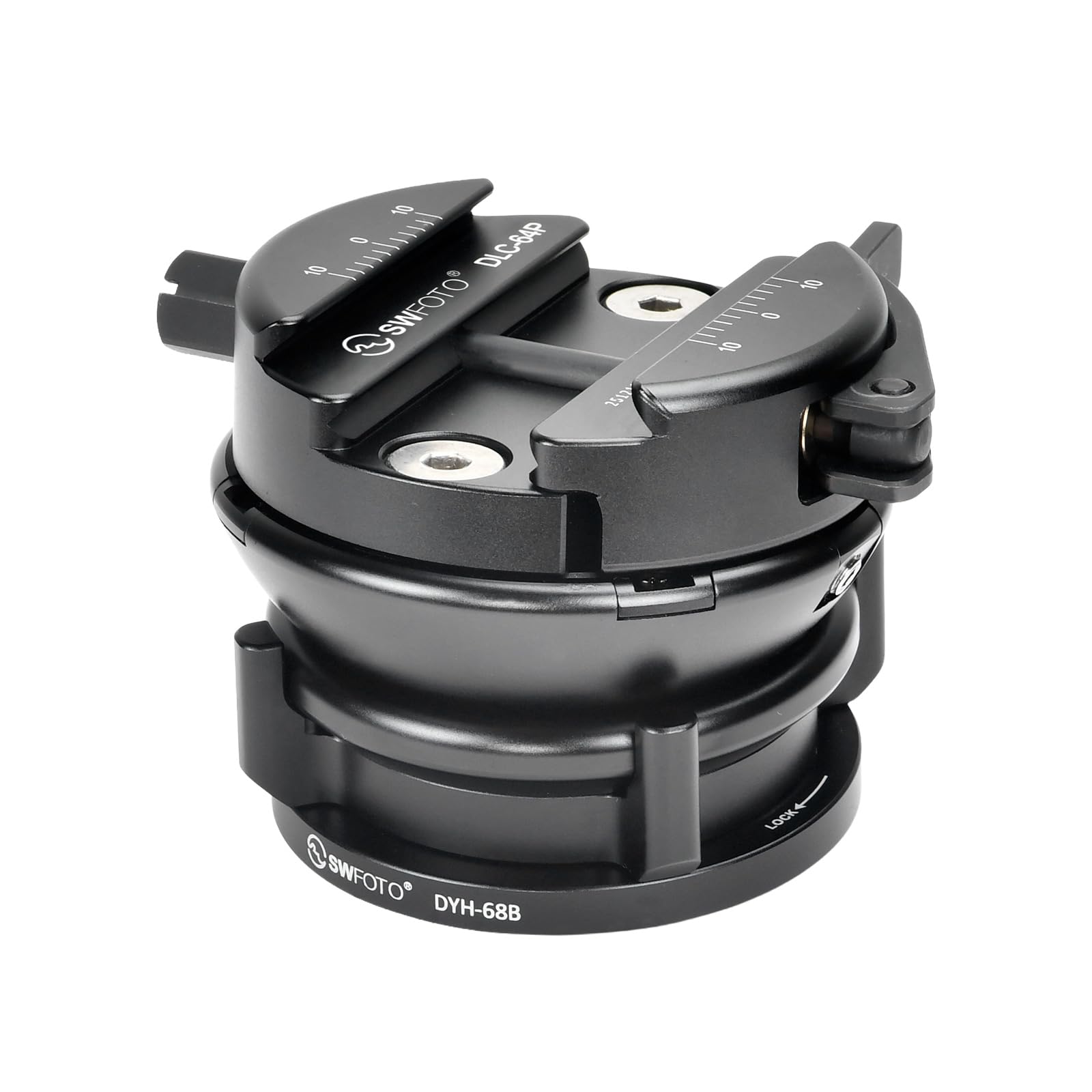 Amazon | SWFOTO DYH-68B+DLC-64PC 68mmレベリングベース+アルカスイス