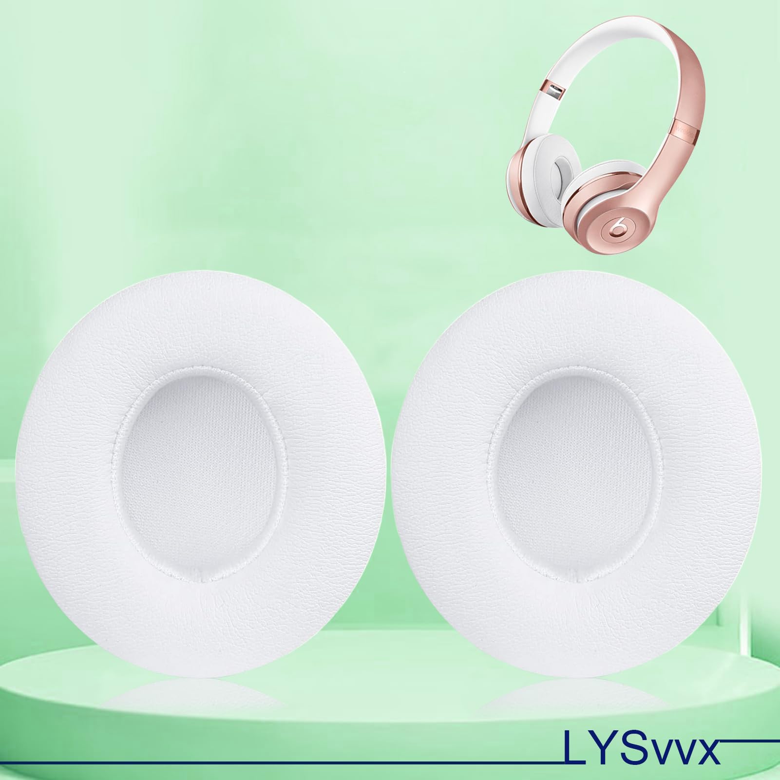 Solo 3 almohadillas de repuesto para auriculares inalámbricos Beats Solo 2 y Solo 3 (blanco)