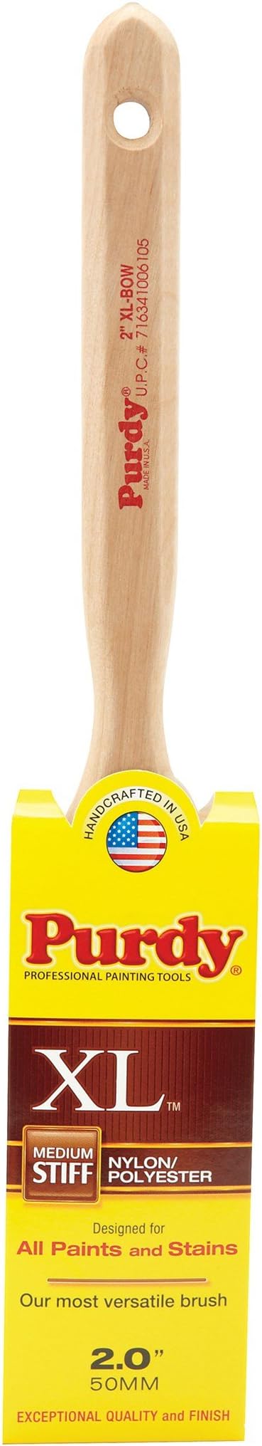 2 in. W Flat Nylon Polyester Paint Brush XL
