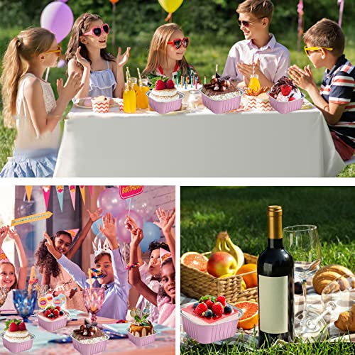 50-Pcs-Mini-Square-Baking-Cups-with-Lids5oz-Aluminum-Foil-Mini-Cake-Pans-with-LidsDisposable-Ramekins-Cake-Pans150ml-Dessert-Cups-Cupcake-Pans-for-Wedding-Birthday-PartyRed