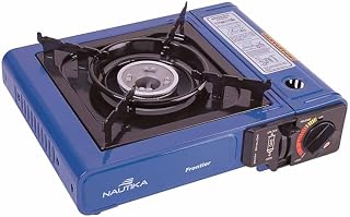 NTK, Fogareiro Frontier Em Aço Esmaltado Com Ignição Eletrônica Apoio De Panela, Chama Regulável, Dispensa Uso De Fósforos, Ideal Para Uso Diário