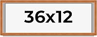 Vista 294 de Marco marrón de 18 x 24 pulgadas, marco de madera maciza de nuez de miel, ancho de moldeo de 0.875 pulgadas, profundidad de rabo de 0.875 pulgadas