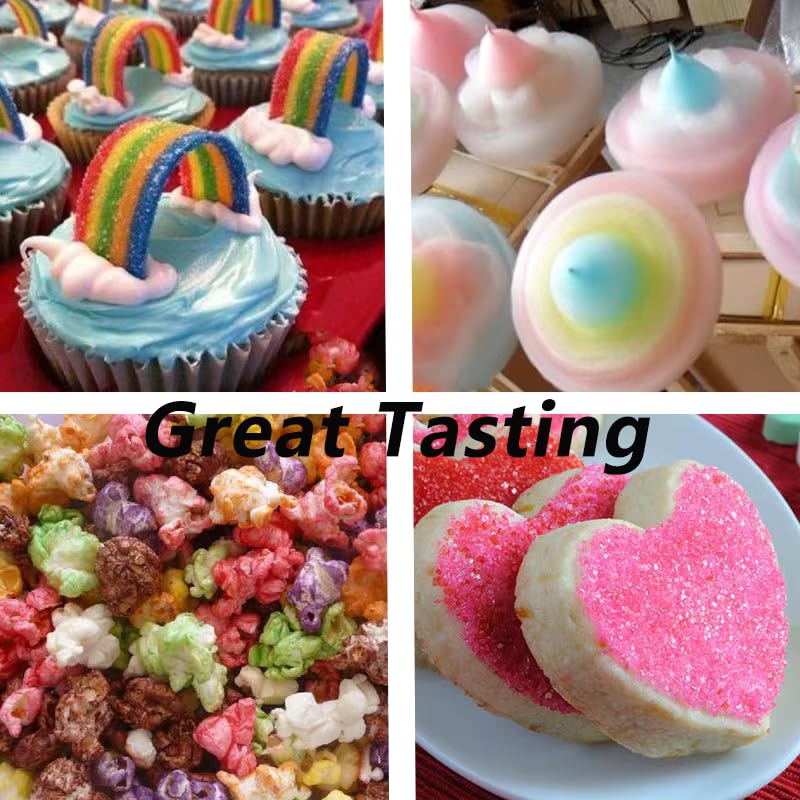 Sentovac Rose Gold Sanding Sugar for Baking Edible Sparkling Sugar Sprinkles Coarse Sugar Crystals for Baking Topping Cake Cookie Cupcake Topper Ice Cream Decoration Supplies 3.2 OZ - Image 7