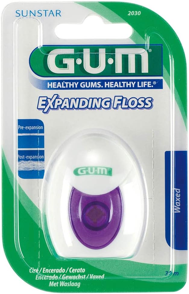Gum Expanding Dental Floss Thin & Easy to Insert in Tight Contacts