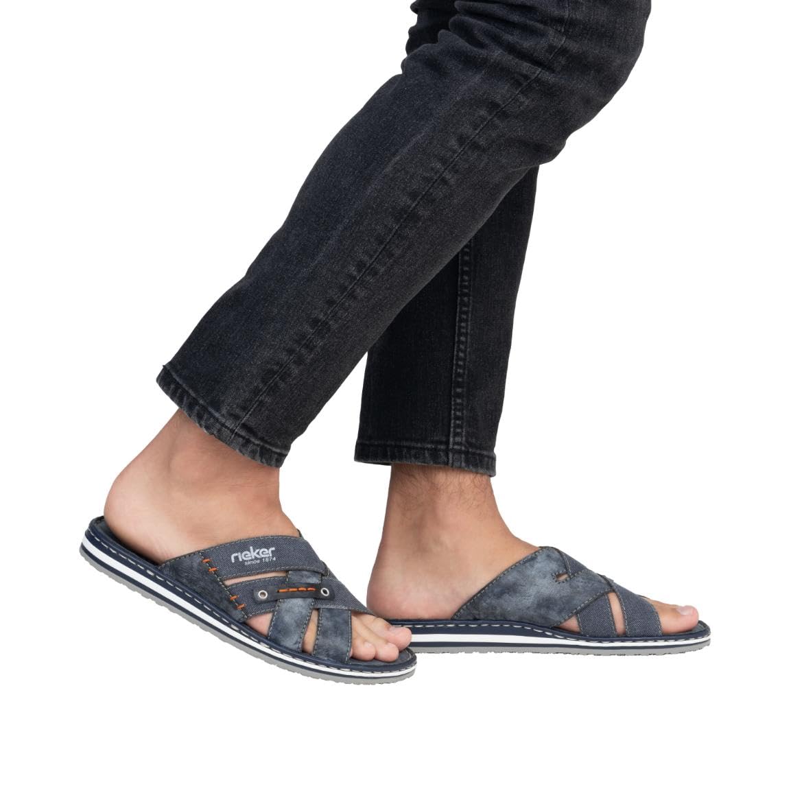 Rieker Herren 21599 Pantoletten